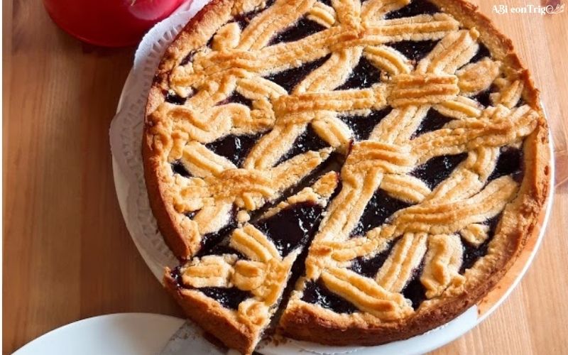 Tarta Linzer- almendra y frutos rojos